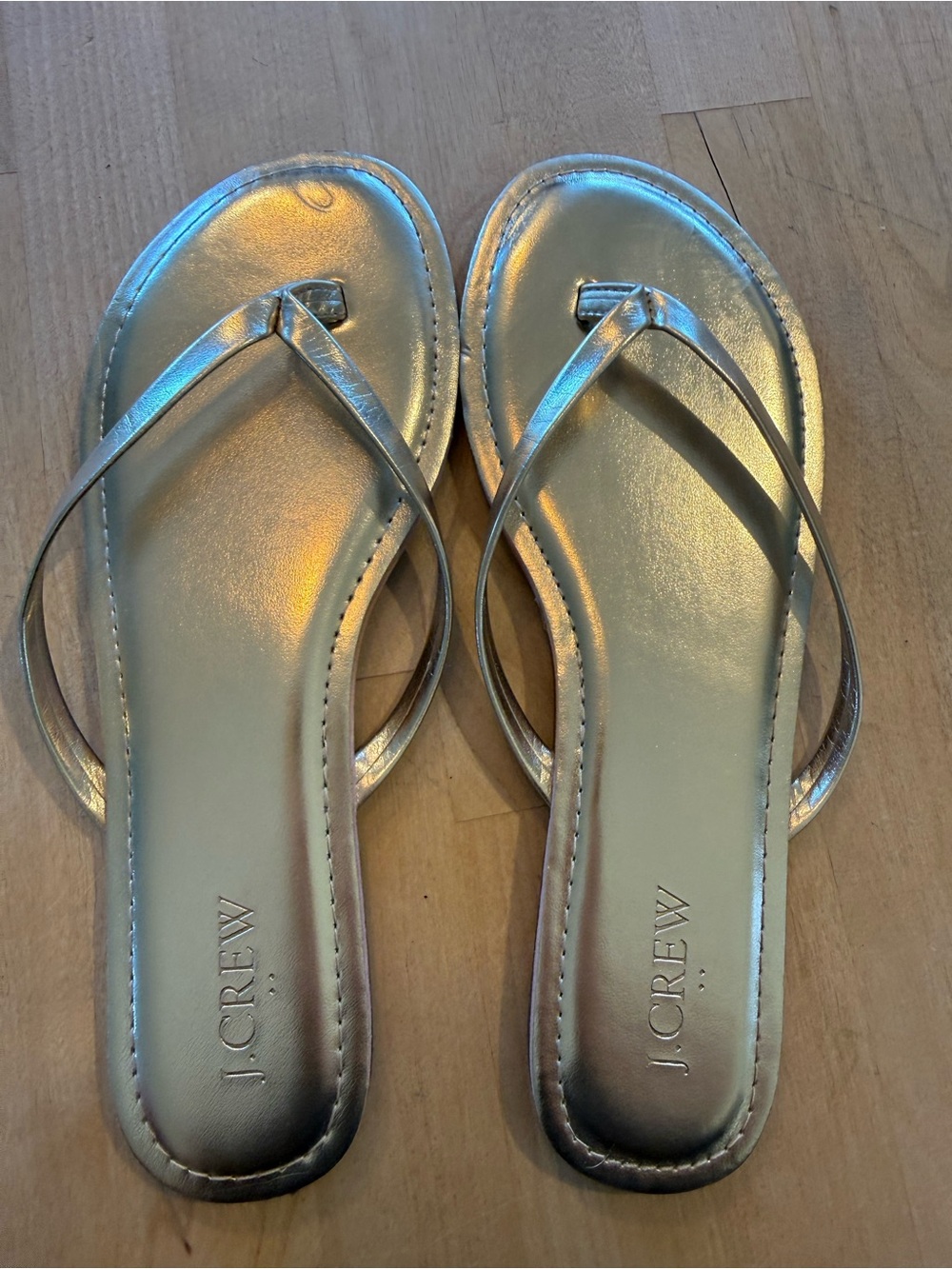 J.Crew Factory Gold Women's Flip Flop Sandals